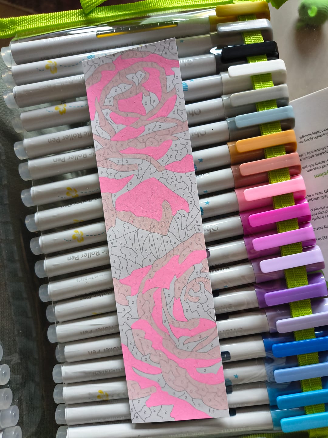 Customer photo review of Ohuhu Wai Momi Acrylic Gel Pens
