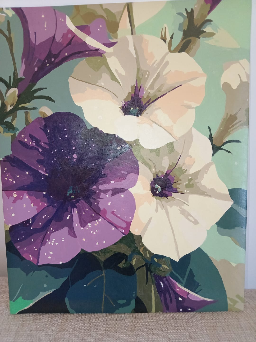Customer photo review of Royal Garden | Paint by Number