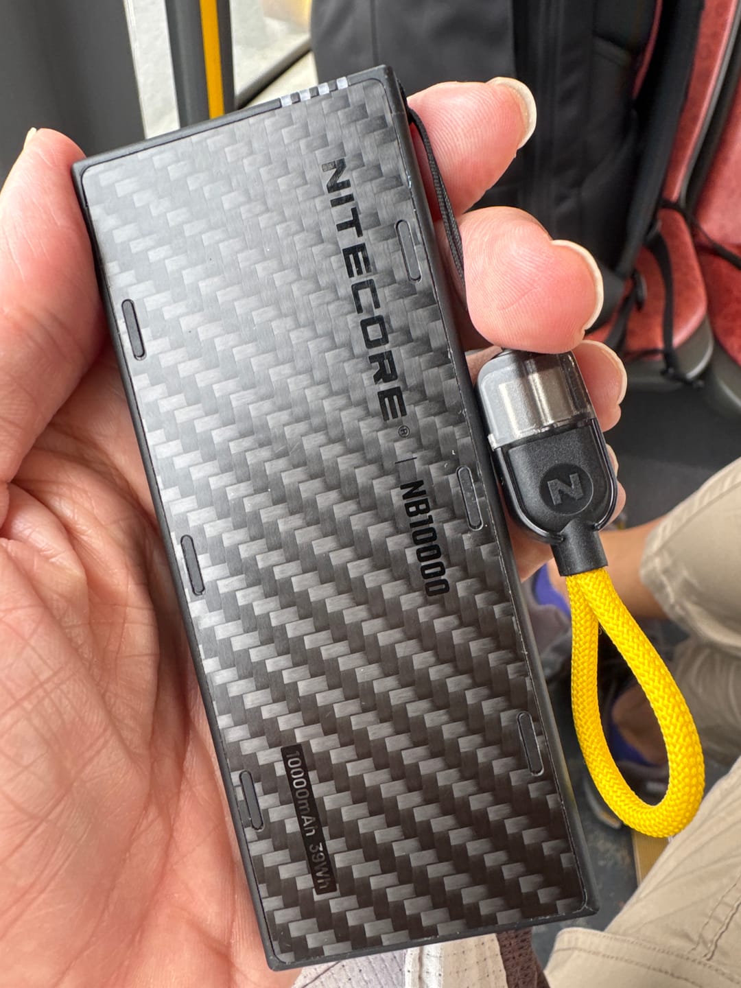 Customer photo review of NB10000 Carbon Fiber Energy Brick (10,000mAh 3A GEN4)
