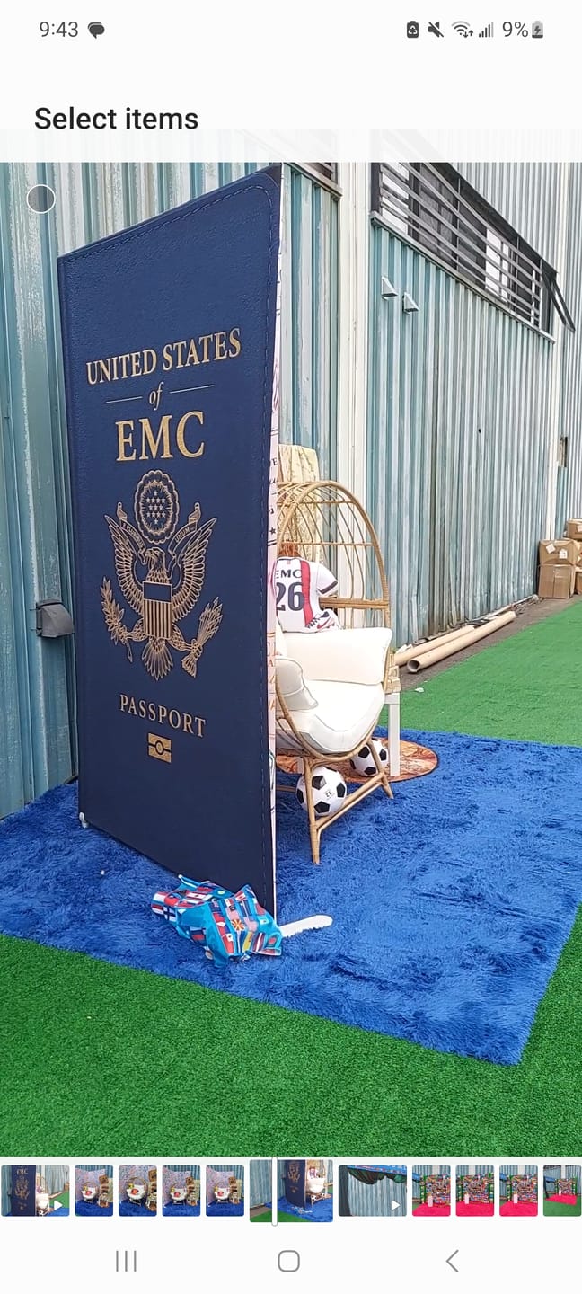 Customer photo review of 8ft by 8ft Open Book Backdrop Cover With Stand – Turn Every Event Into a Story