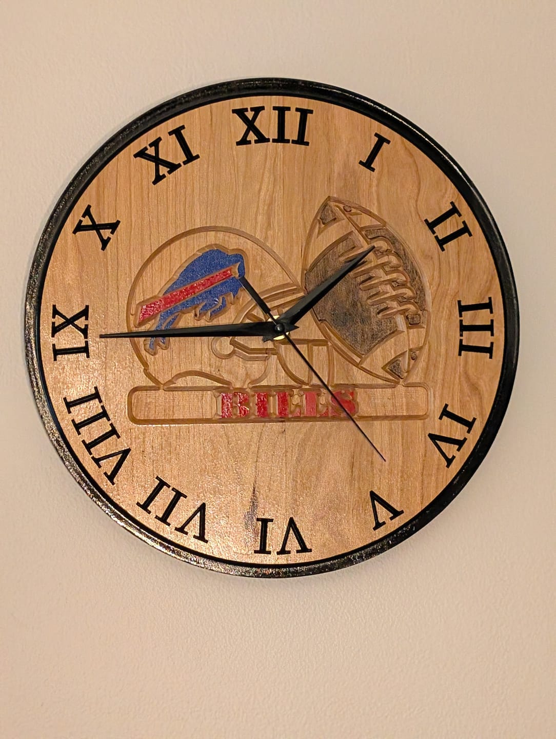 Customer photo review of Custom Wall Clock CNC Kit