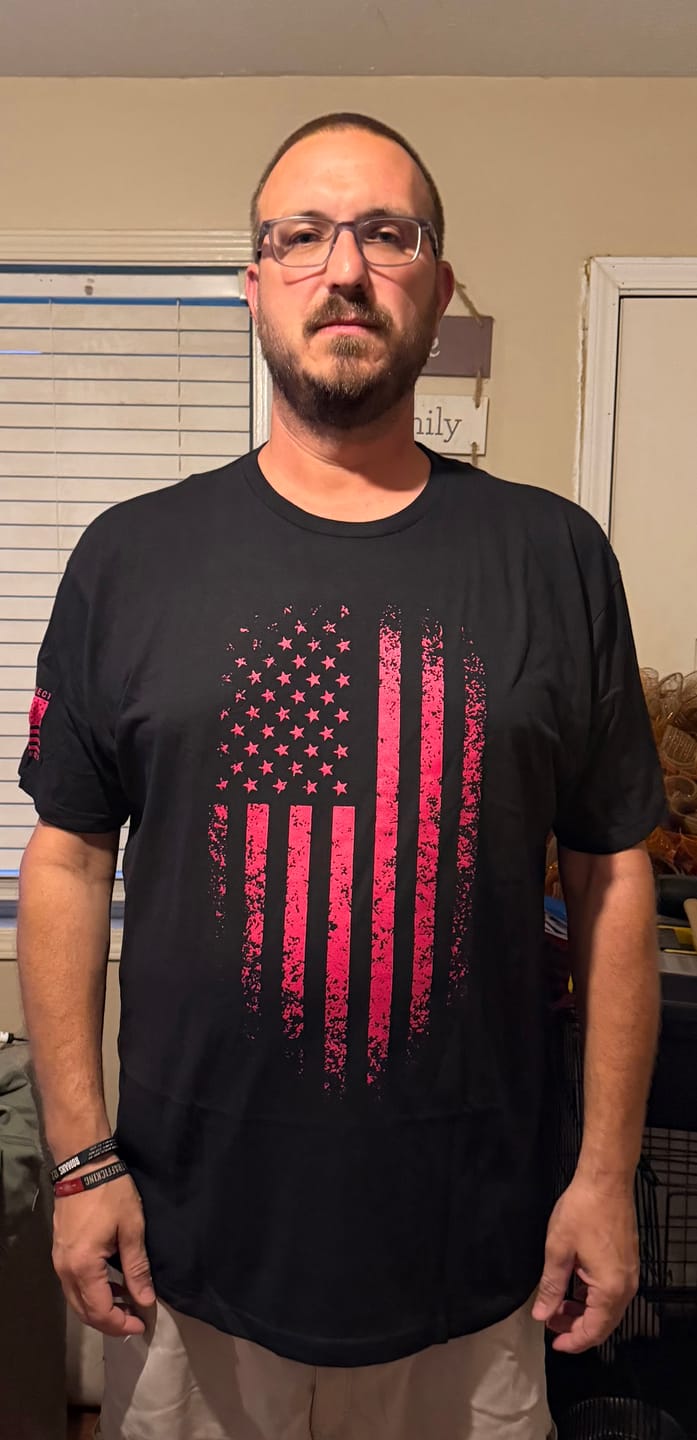 Customer photo review of Courage Wears Pink