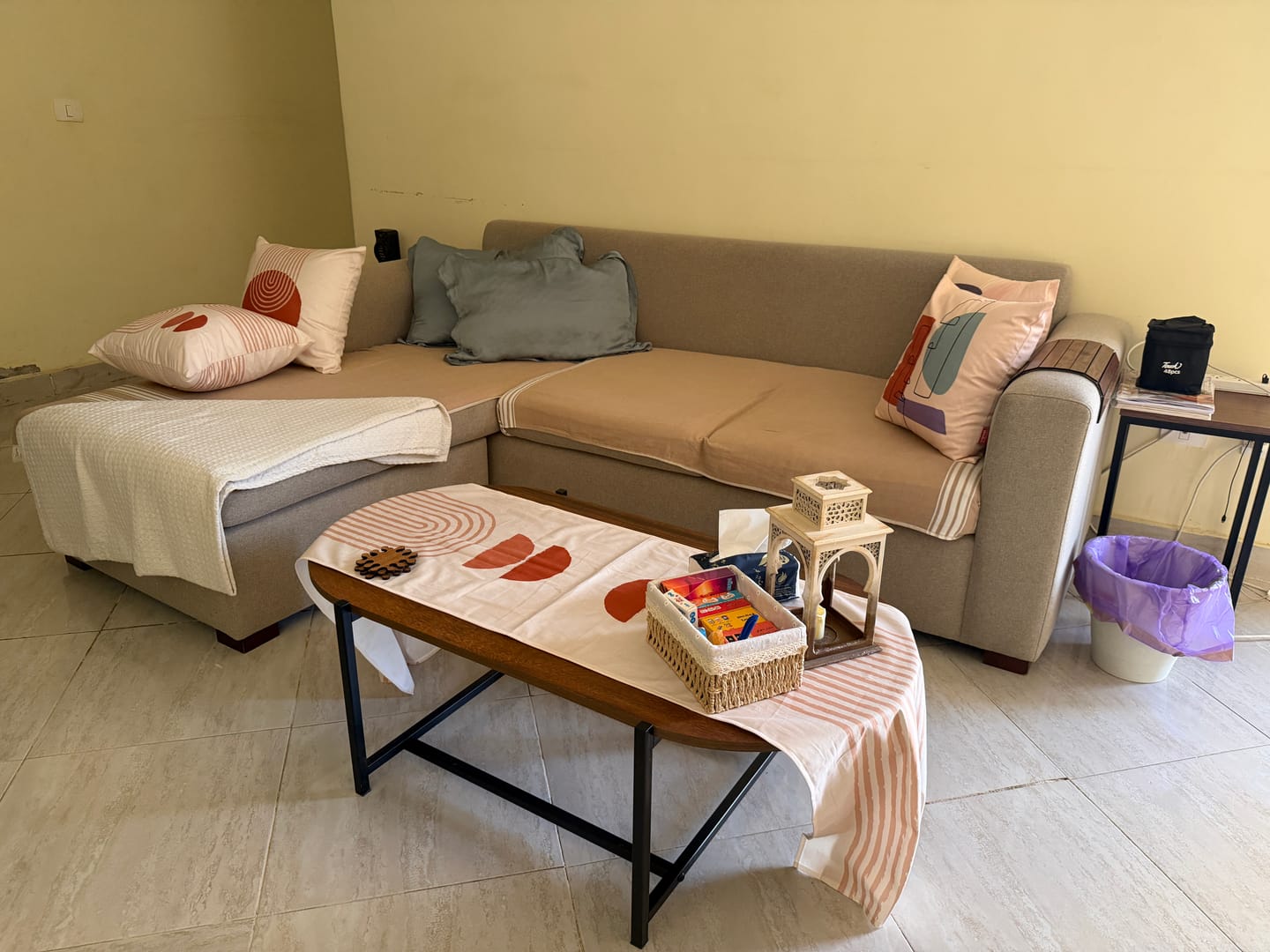 Customer photo review of EveryDay Set (4Cushions Cover + 1 Runner)