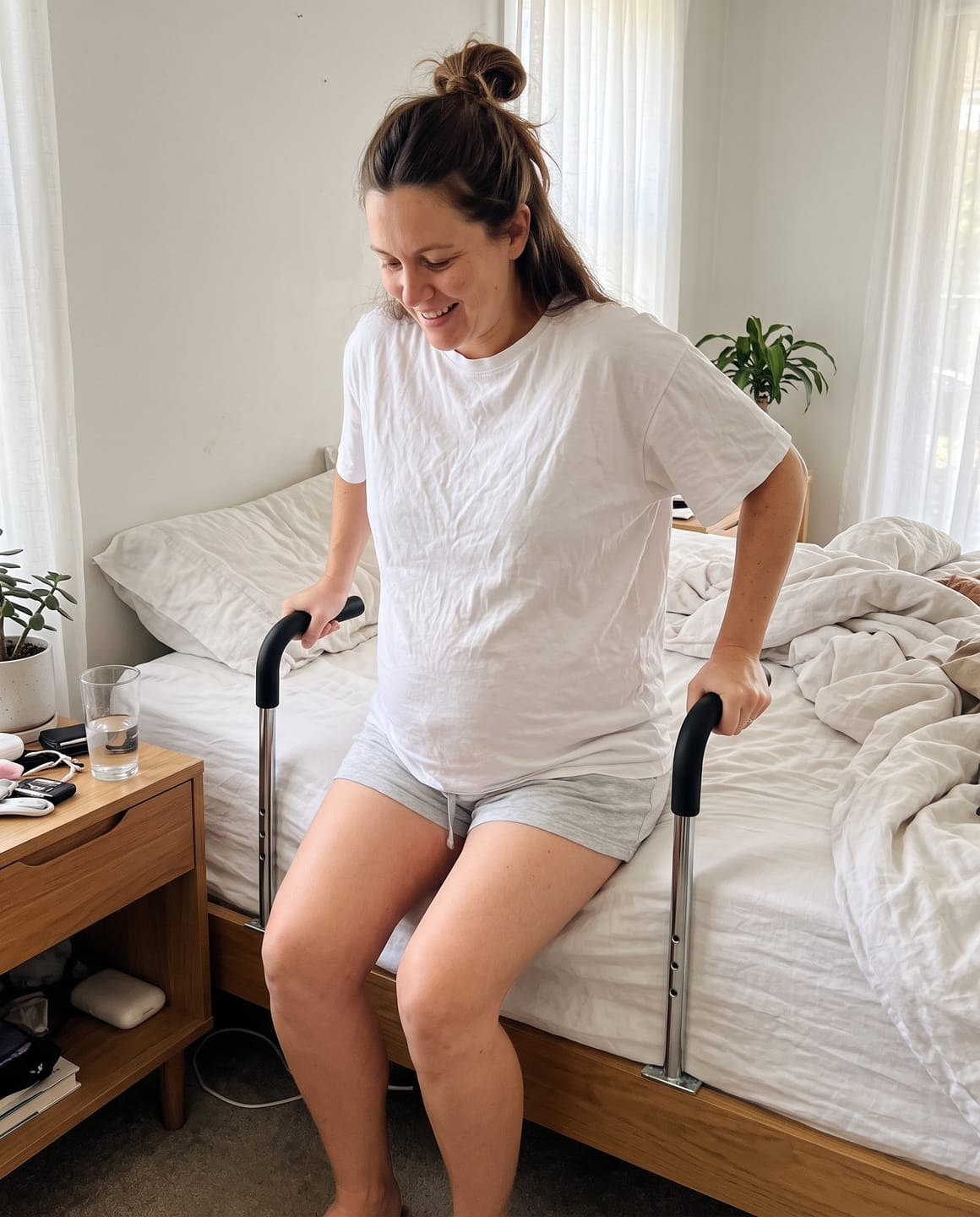 Customer photo review of Soporte de apoyo regulable para personas mayores