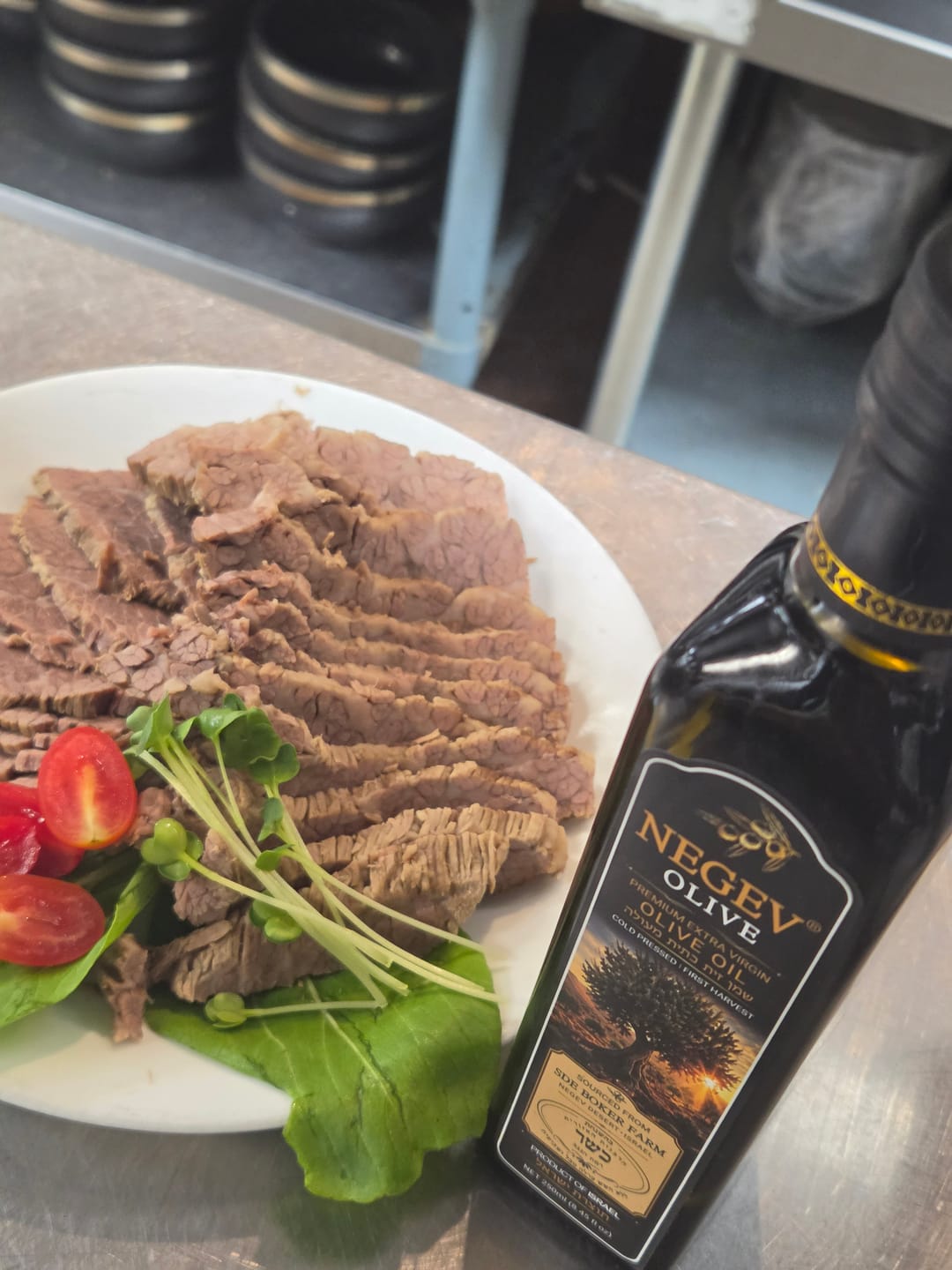 Customer photo review of NEGEV Israeli Extra Virgin Olive Oil כשר