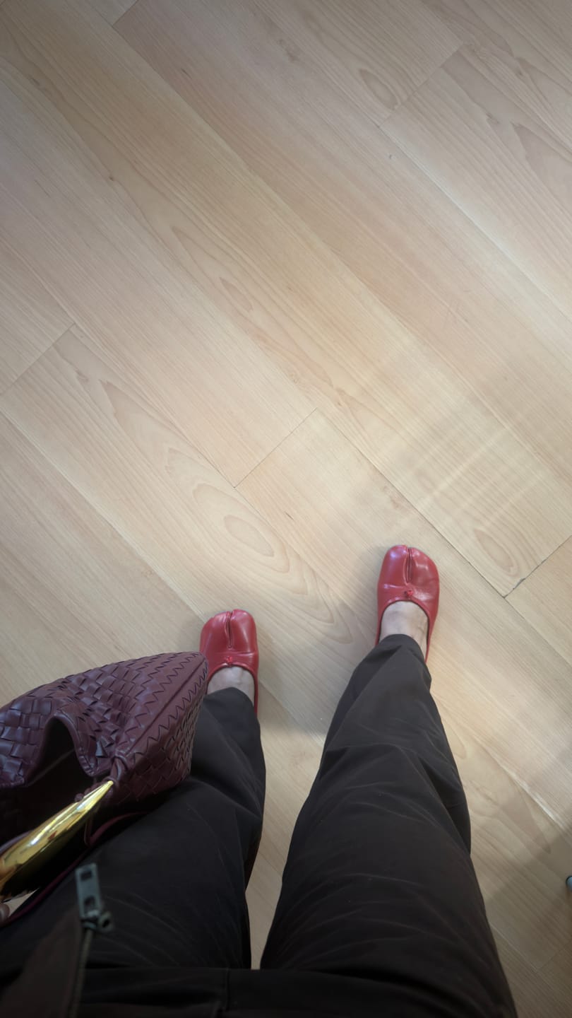 Customer photo review of Bailarinas Tabi Isabella