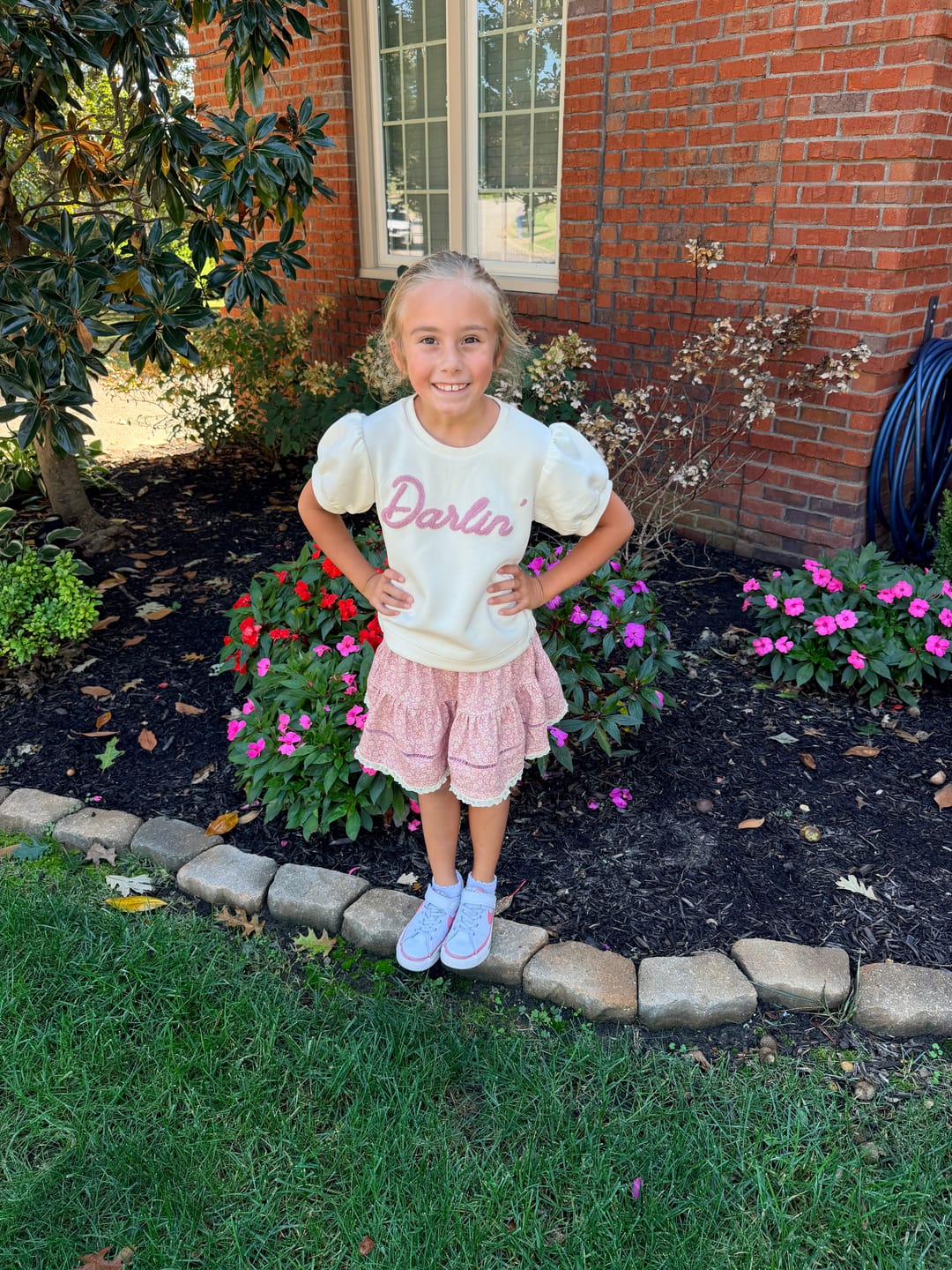 Customer photo review of Blushing Briar Skort