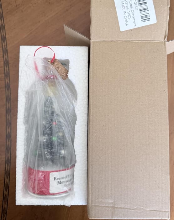 Customer photo review of Christmas Whisper Bottle™