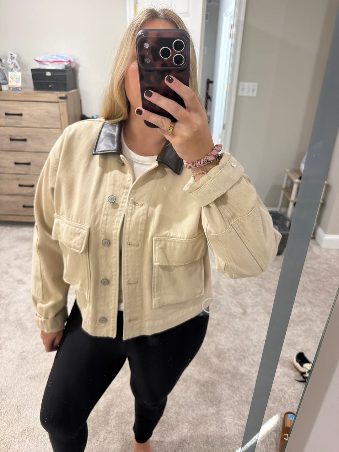 Customer photo review of Z Supply Rey Cropped Chore Jacket