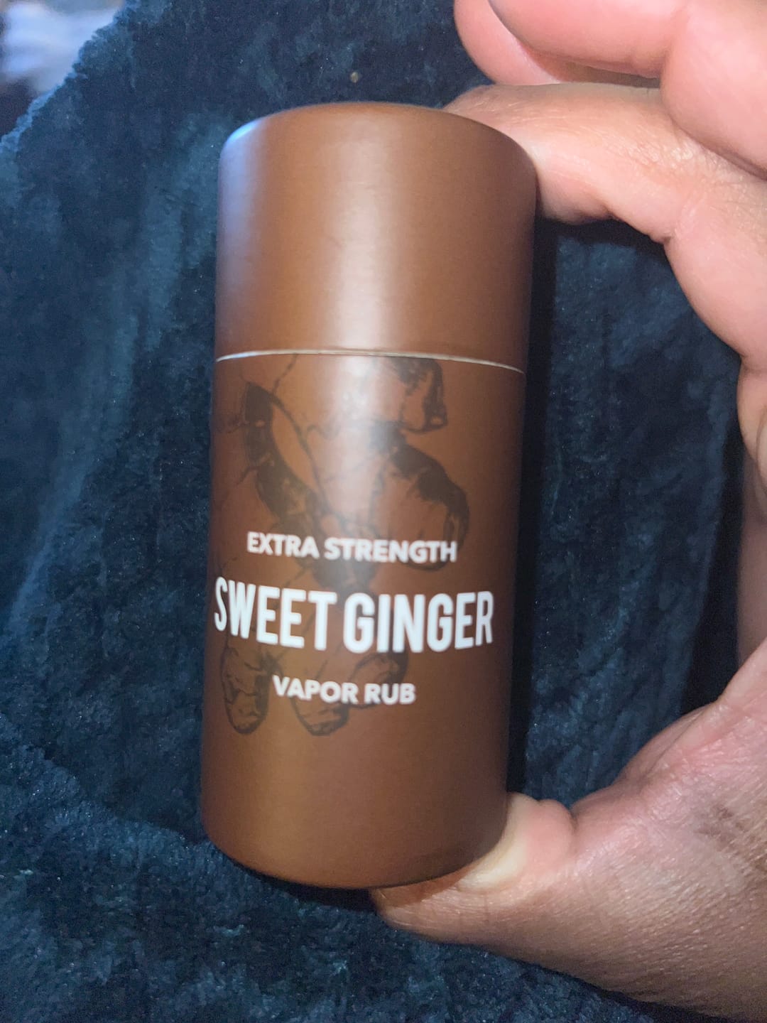Customer photo review of Extra Strength Sweet Ginger Vapor Rub Stick