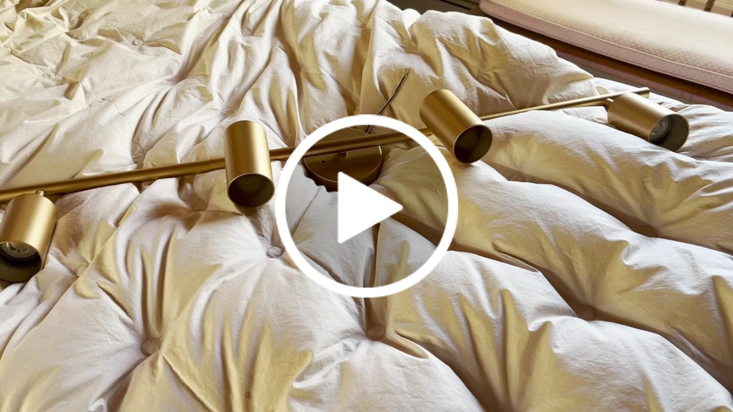 Customer video review of Modern 4-Light Linear Semi Flush Track Light
