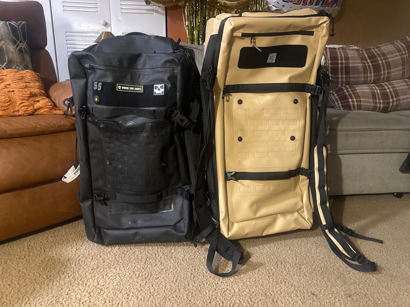 Customer photo review of FNDN® MODULAR WEATHERPROOF ROLLING GEARBAG - 120L (XL) - SAND