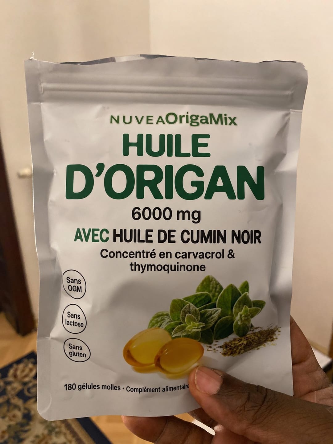 Customer photo review of Gélules OrigaMix – fini les réveils nocturnes, retrouvez un jet puissant