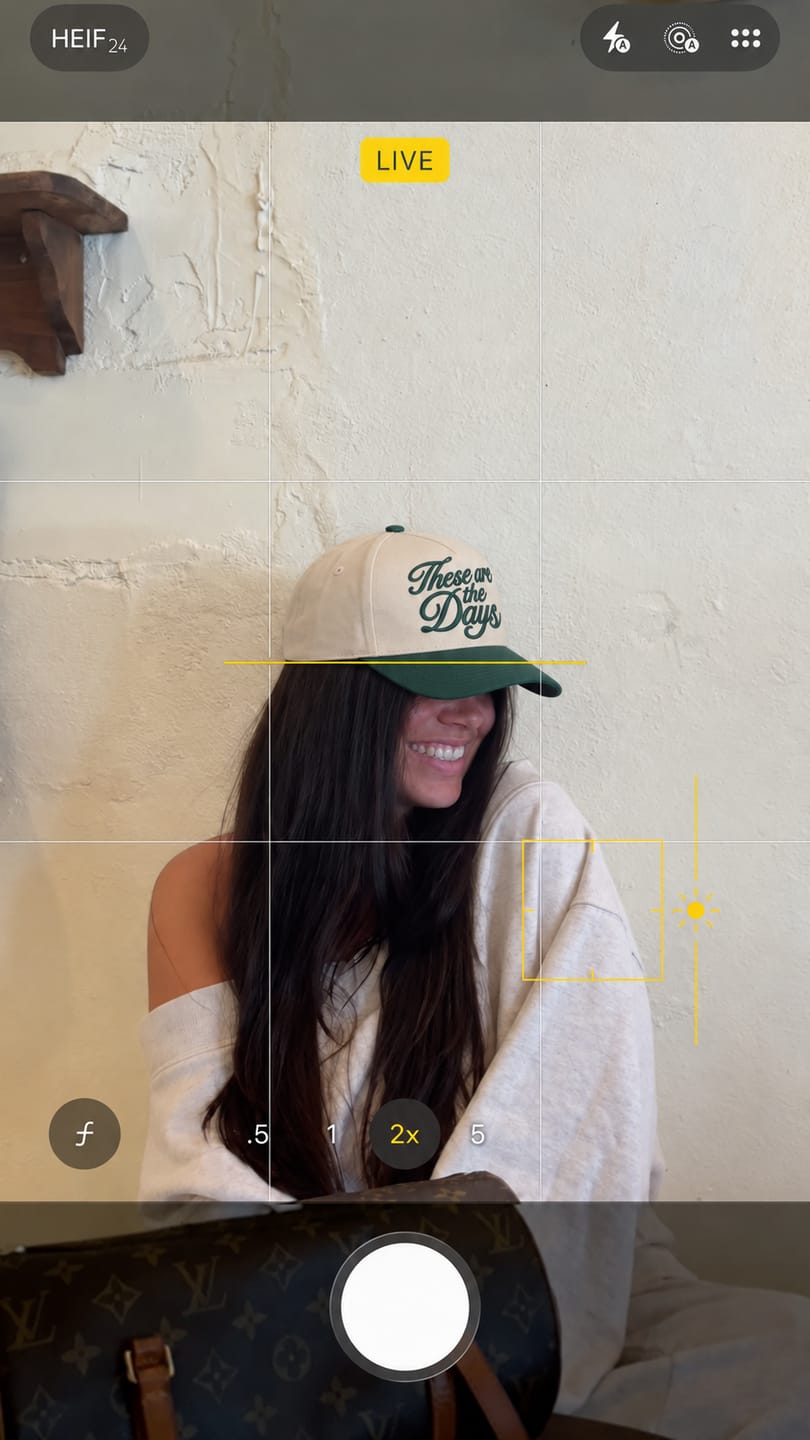 Customer photo review of These Are The Days Hat, Nostalgic Summer Vacation Snapback