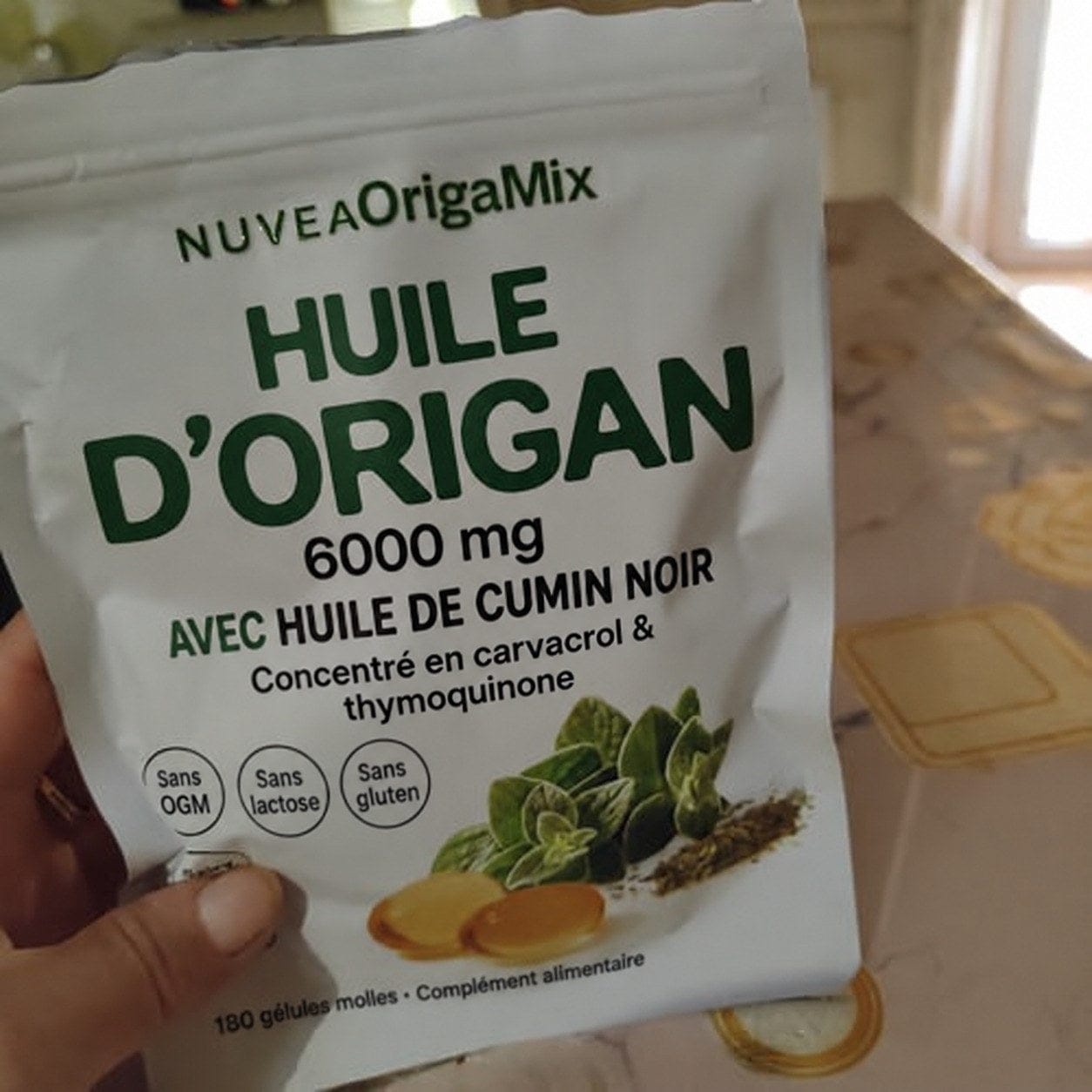 Customer photo review of Gélules OrigaMix – Élimination naturelle des parasites intestinaux