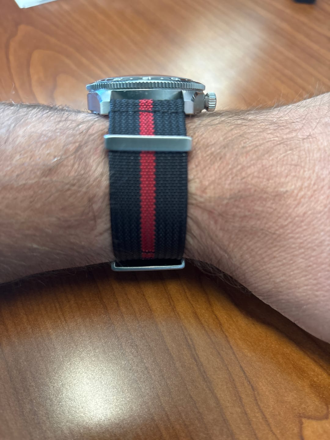 Customer photo review of Ribbed Mako FN - Black & Red