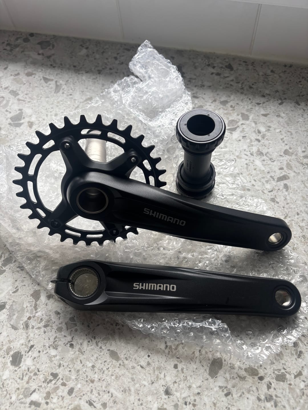 Customer photo review of Prowheel BSA Threaded Bottom Bracket