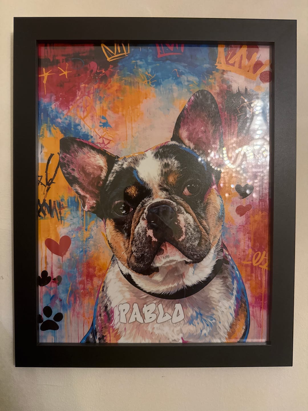 Customer photo review of Personalised Poster - Graffiti