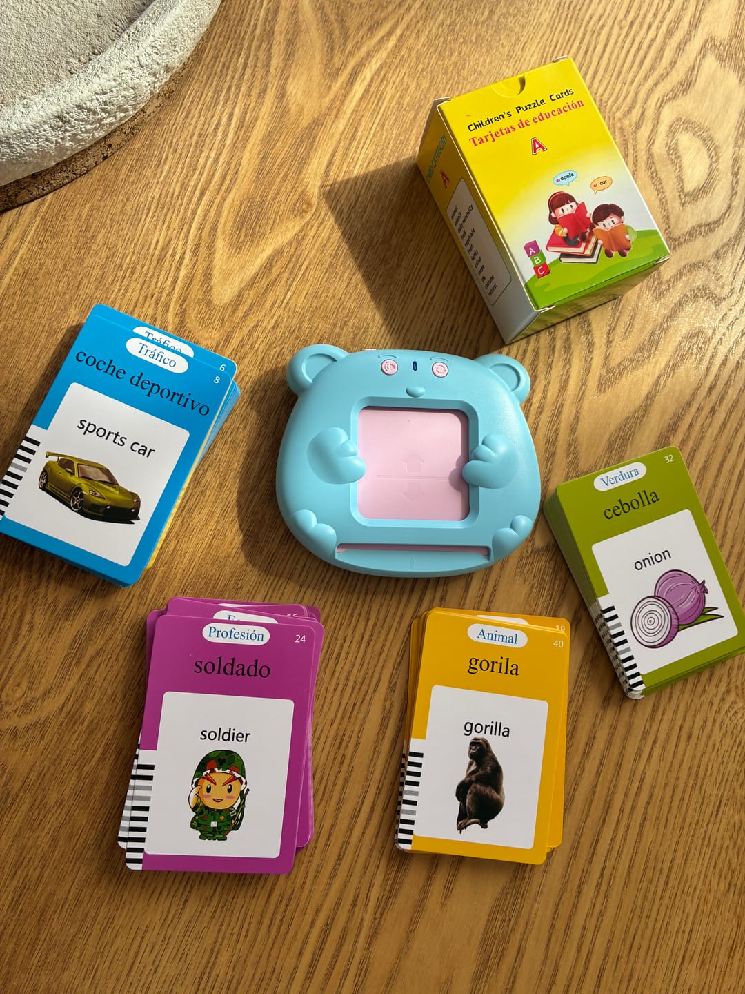 Customer photo review of 🗣️ LECTOR EDUCATIVO DE TARJETAS PARLANTES✨