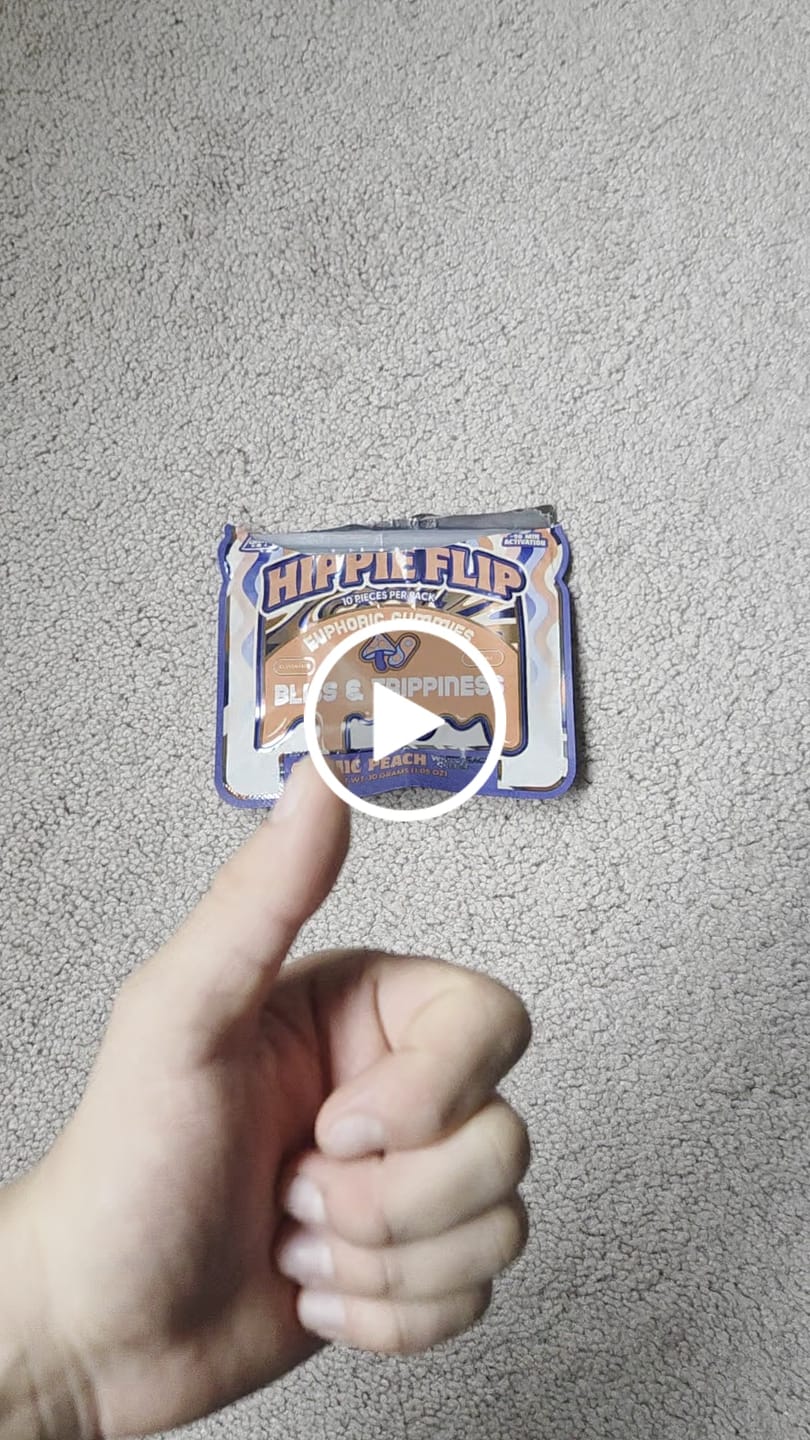 Customer video review of Hippie Flip Mushroom Gummies