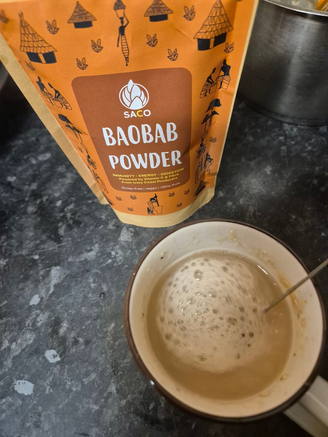 Customer photo review of Baobab Powder