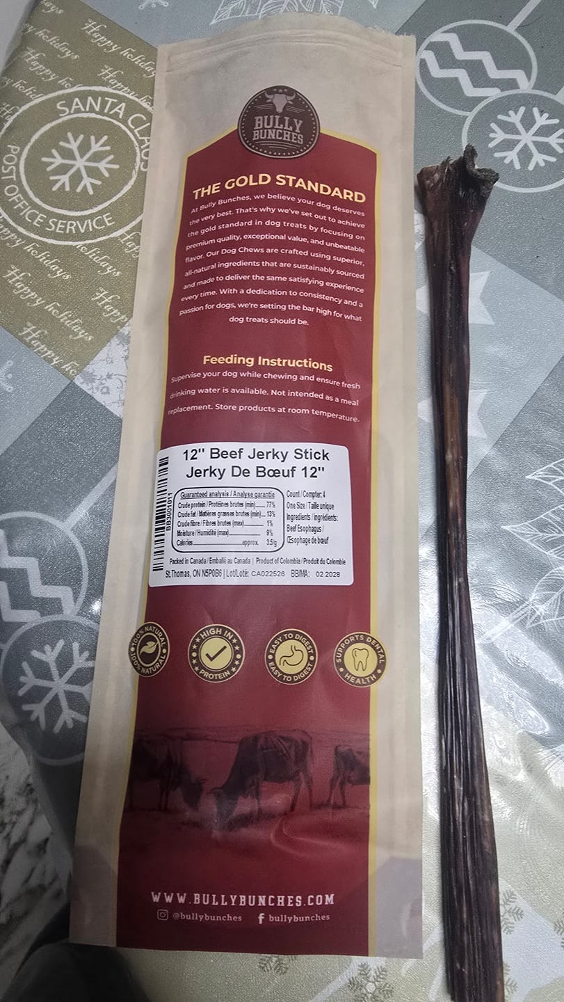 Customer photo review of 12 Inch Beef Jerky Stick