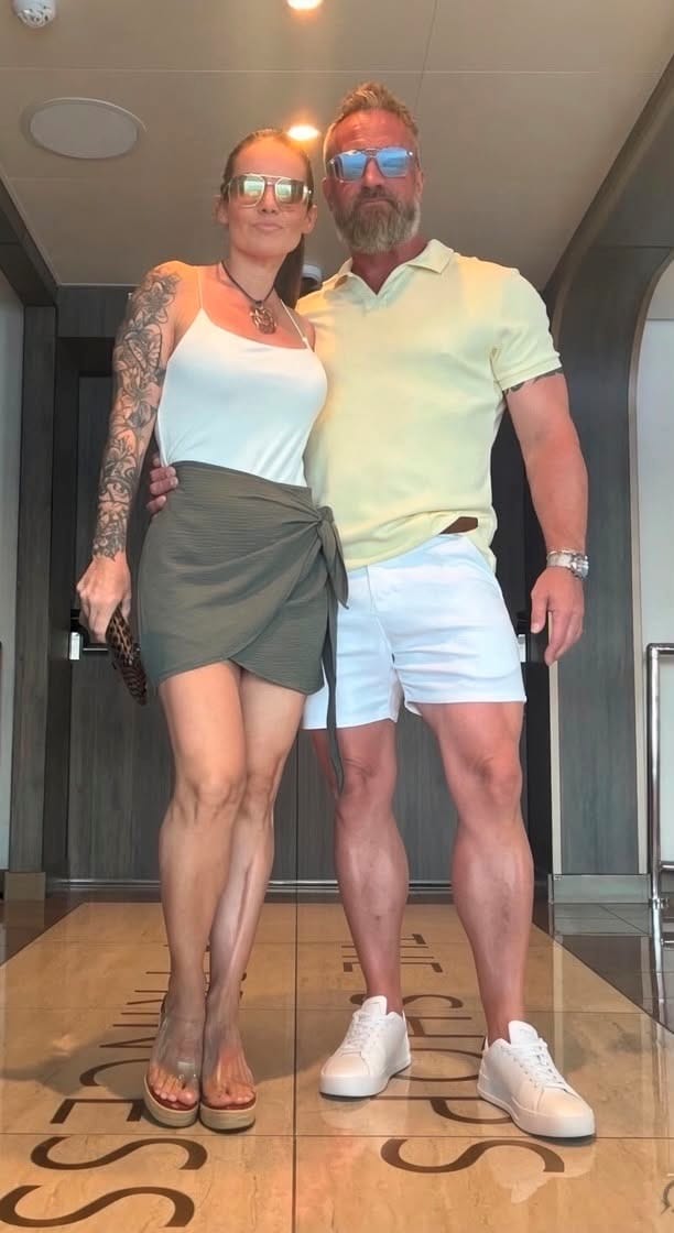 Customer photo review of Classic Stretch Knit Polo - Sky Blue