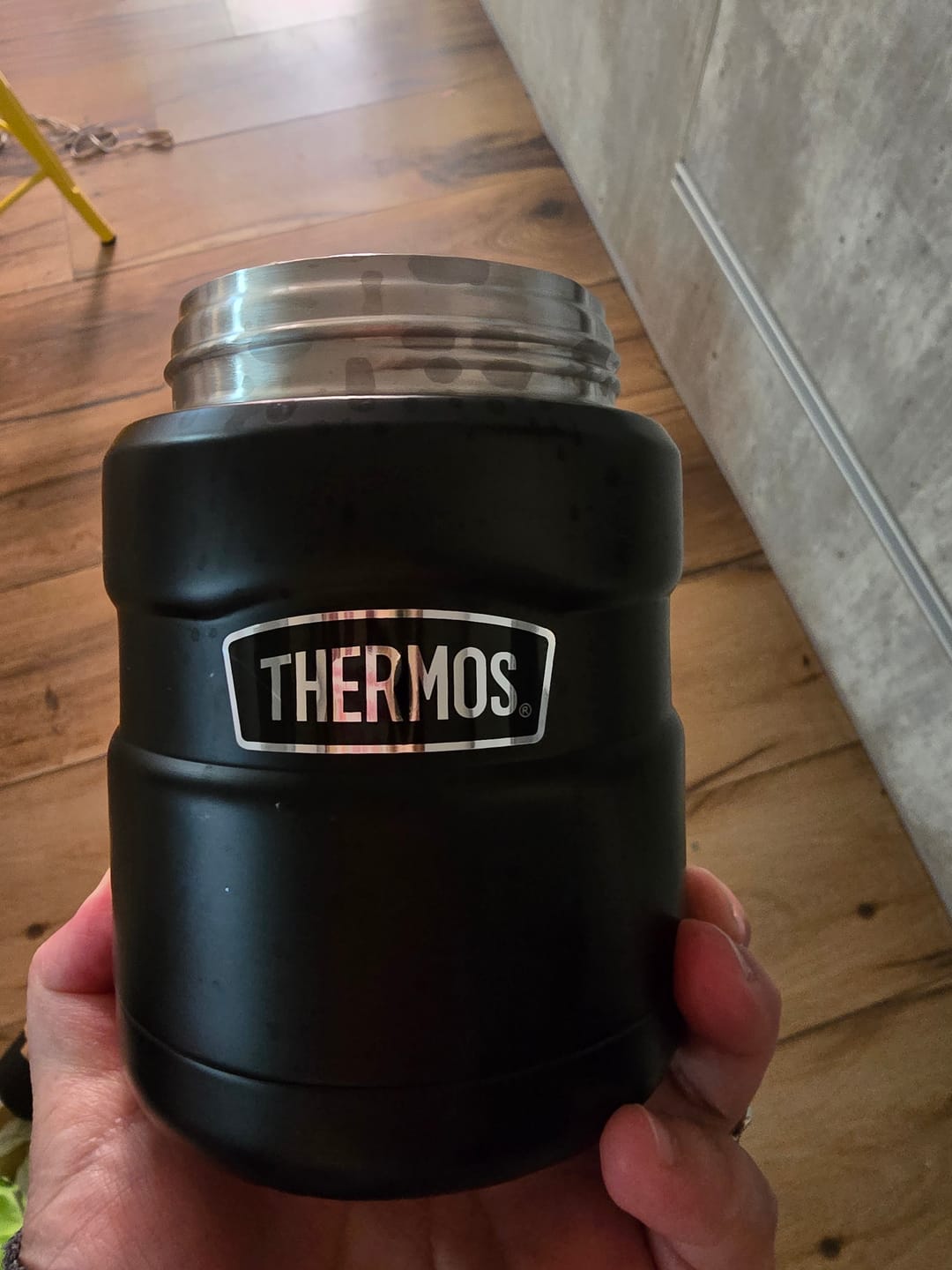Customer photo review of Thermos Termo comida acero inoxidable King 470 ml – Negro