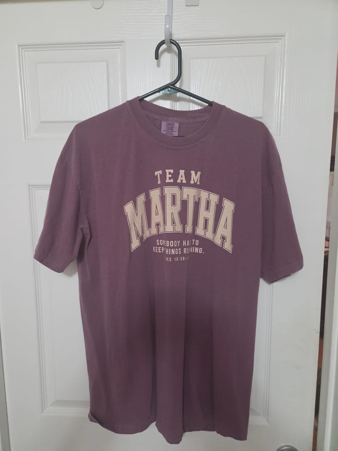 Customer photo review of Team Martha T-Shirt