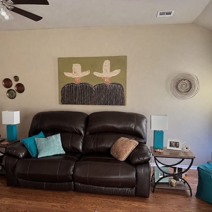 Customer photo review of Americana Wall Art #AM065