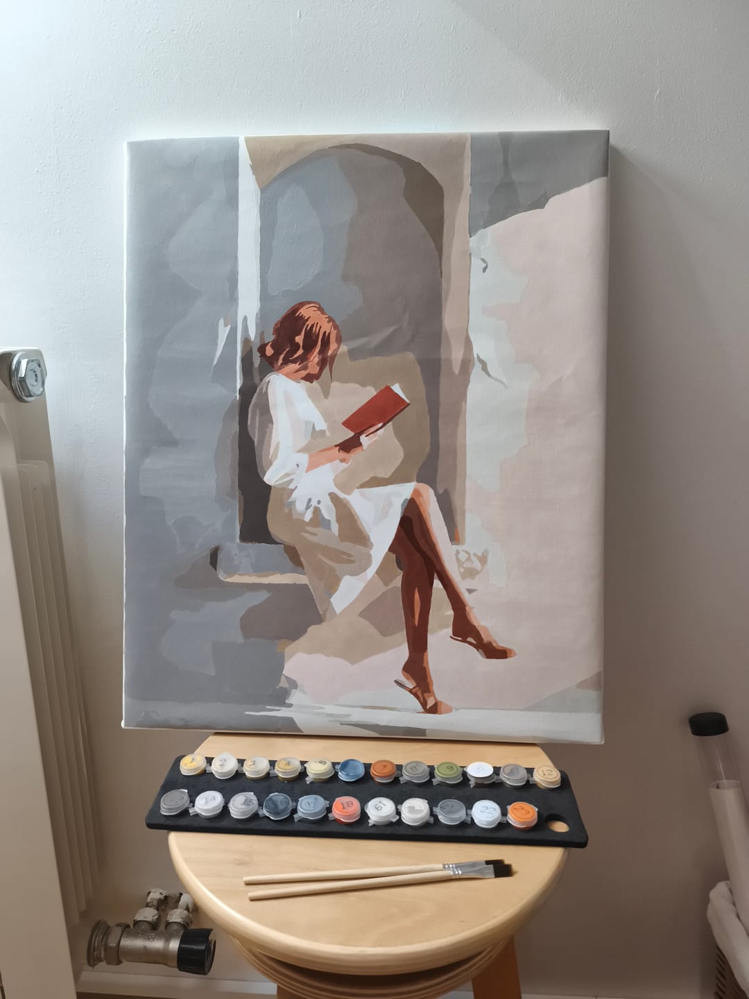 Customer photo review of The Reader’s Corner | Paint by Number