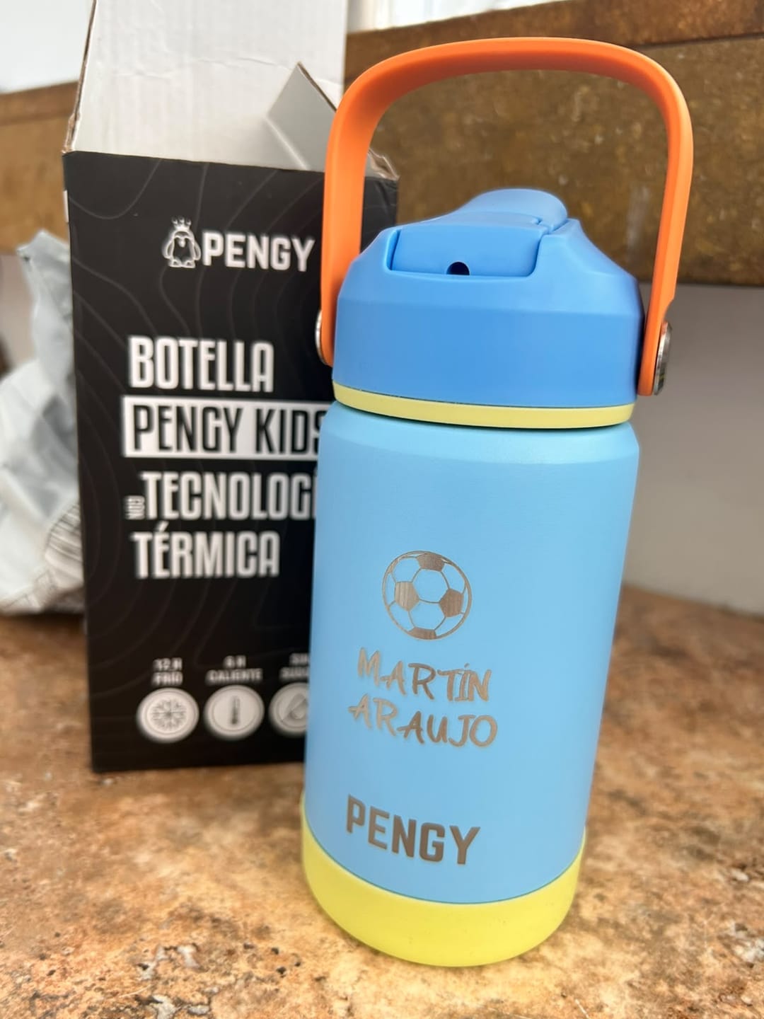 Customer photo review of Termo PENGY Kids - 350 Mls