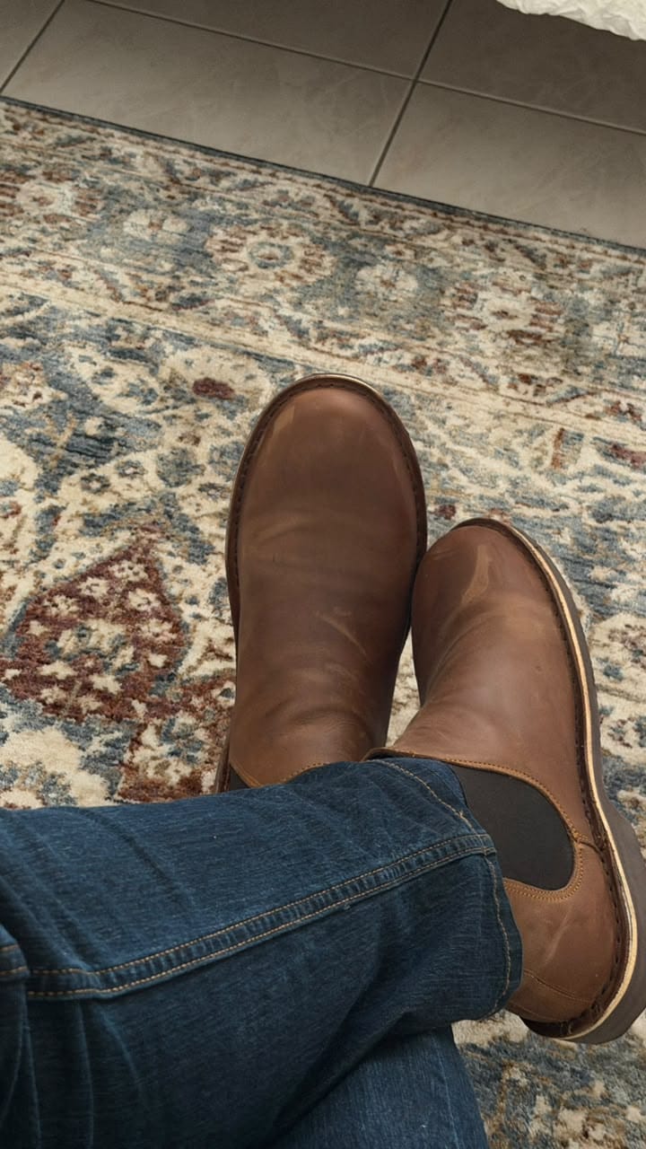 Customer photo review of Woodstock (Brown Sole)
