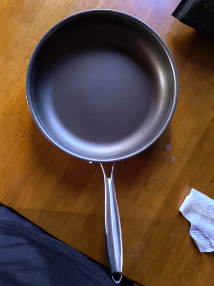 Customer photo review of Pure Pan — Titanium Non-Stick Frying Pan