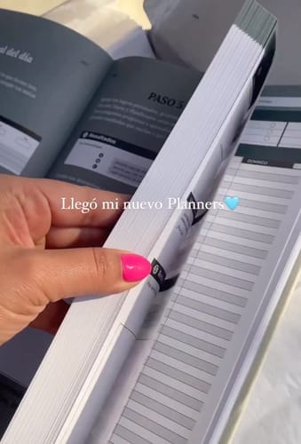 Customer photo review of Diario y planificador para lograr tus metas