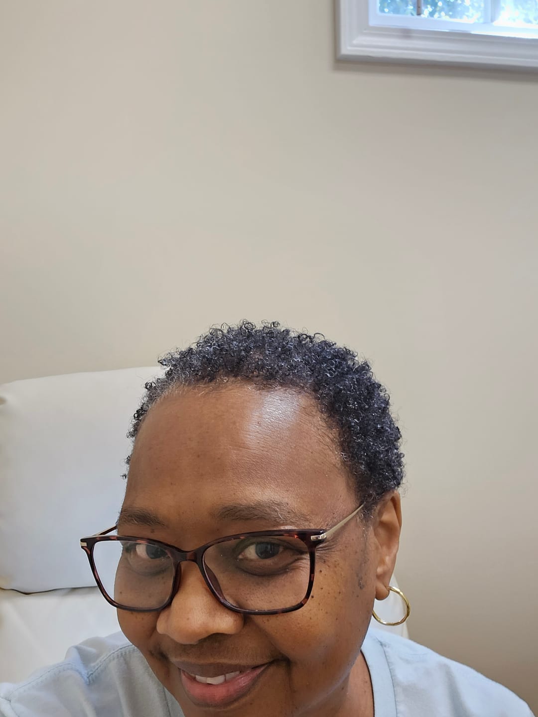 Customer photo review of Moisture N Slip Curling Cream + Aloquench N' Flax Seed Coiling Jelly Duo