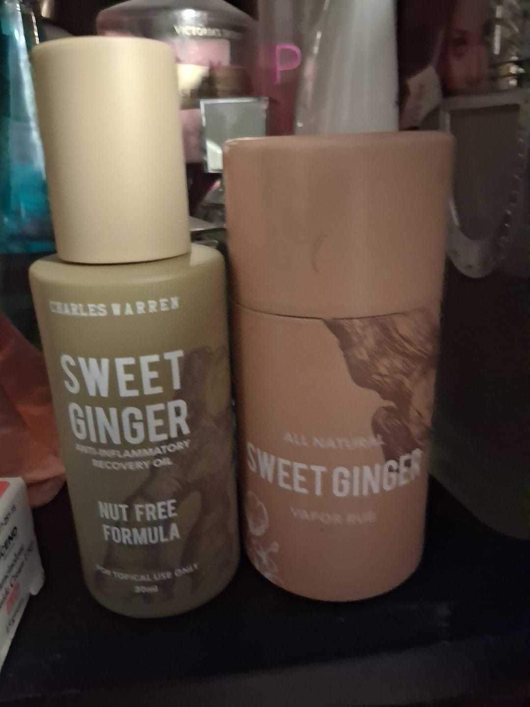 Customer photo review of Sweet Ginger Vapor Rub Stick