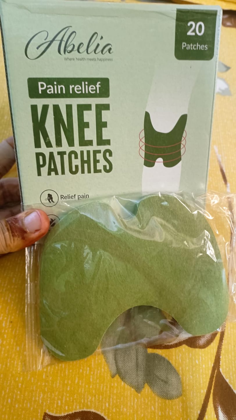 Customer photo review of Herbal Knee Pain Relief Patches