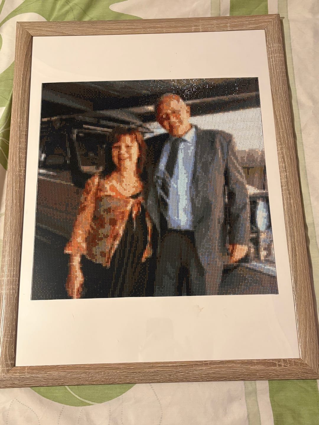 Customer photo review of Custom Diamond Painting