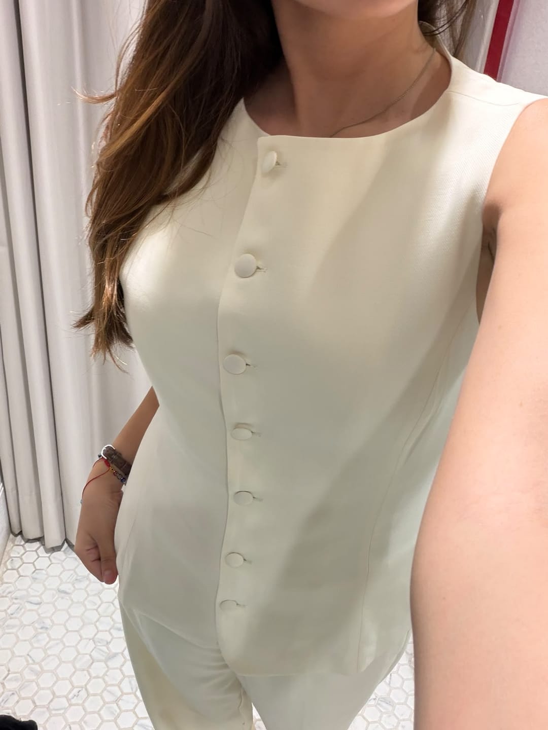 Customer photo review of Tailored Square Vest