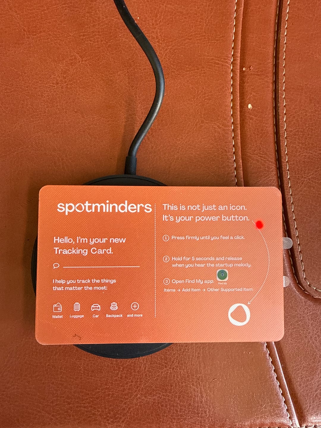 Customer photo review of Spotminders Wireless Charger