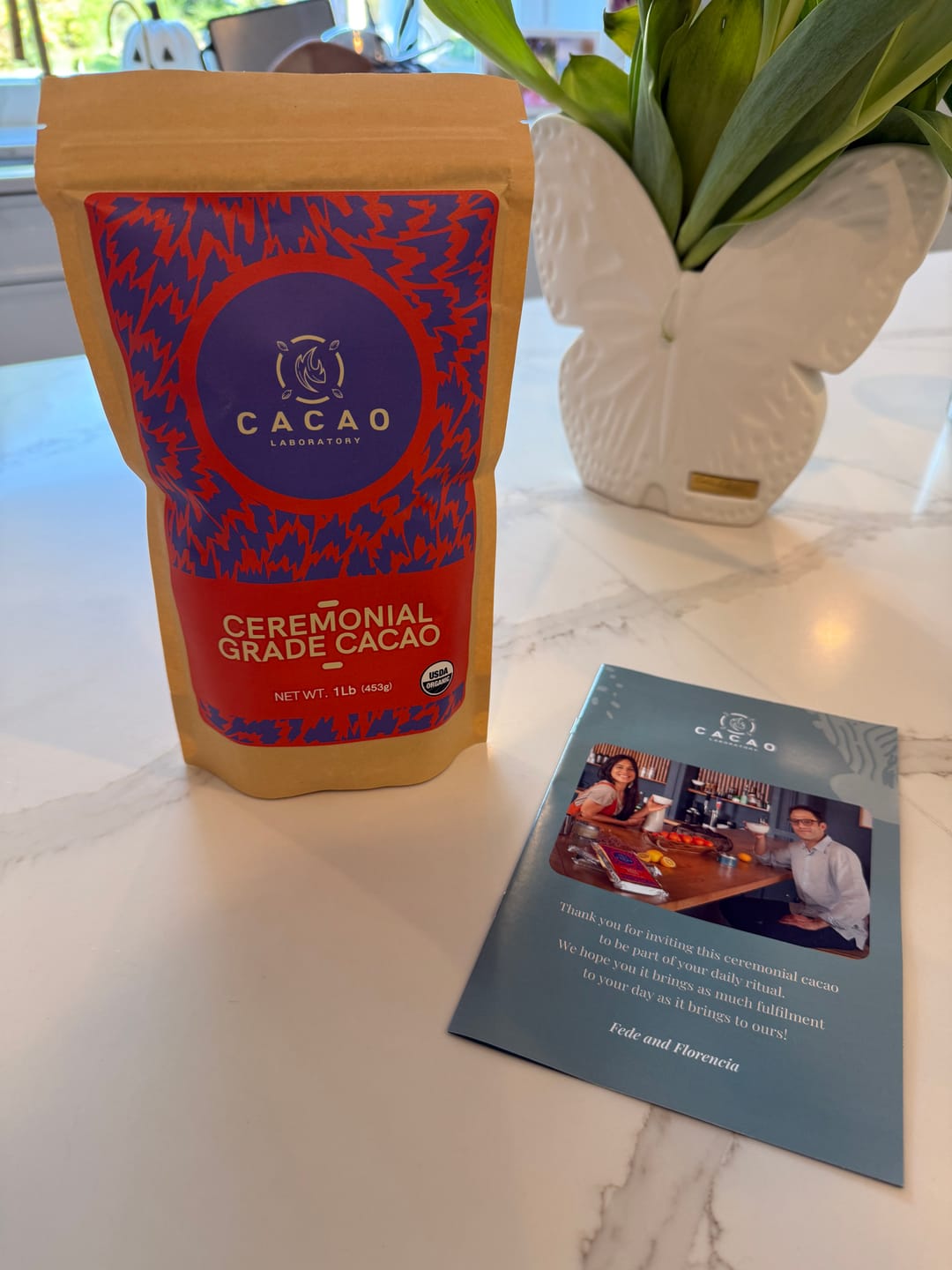 Customer photo review of 100% Arriba Nacional Ceremonial Cacao Pouch, Organic (granulated)
