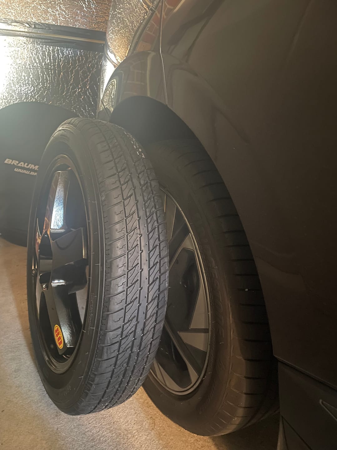 Customer photo review of MG MG4 EV incl Xpower Space Saver Spare Wheel - HUB CENTRIC - Braumach Spare Wheel Kit All Models - 2023-2026