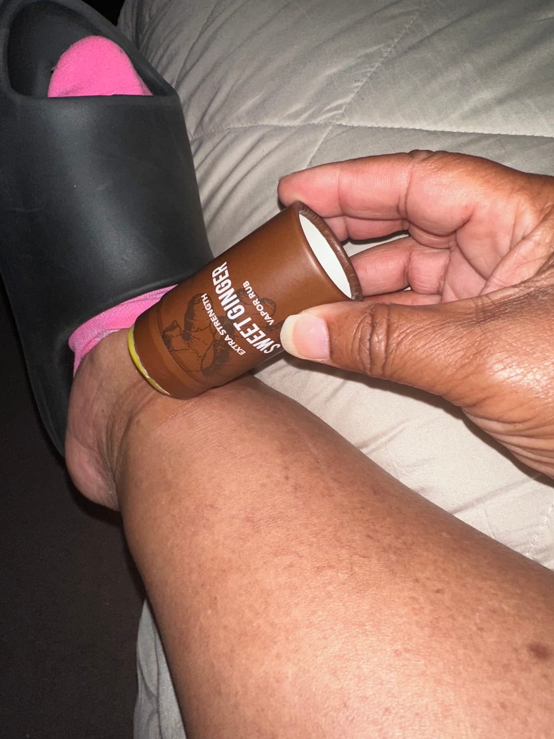 Customer photo review of Extra Strength Sweet Ginger Vapor Rub [Compact]
