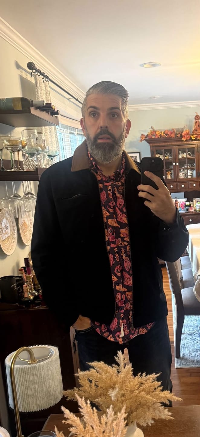 Customer photo review of RSVLTS Reserve "Navy" – Barn Jacket