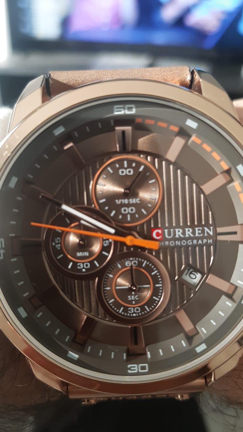 Customer photo review of Curren Istanbul® orologio uomo pelle