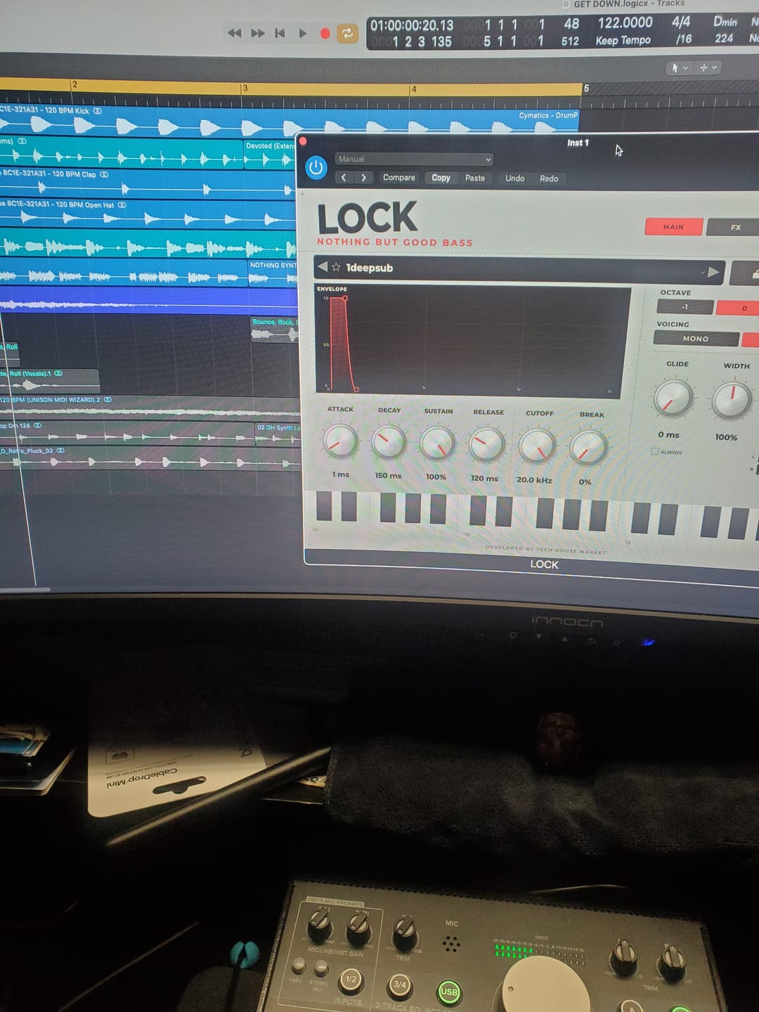 Customer photo review of LOCK. Nothing but good bass.