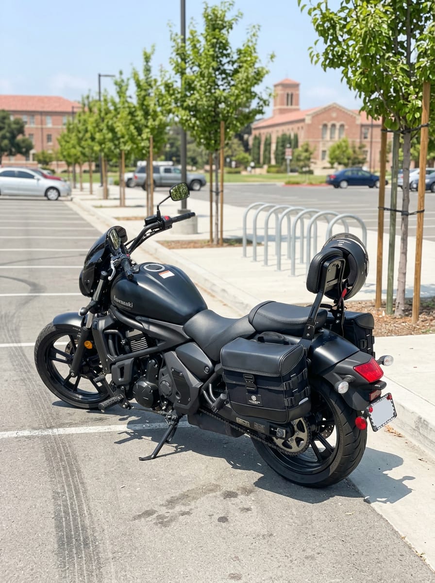 Customer photo review of 20L - Incognito Quick-Mount Small Kawasaki Vulcan S VN650 Saddlebags