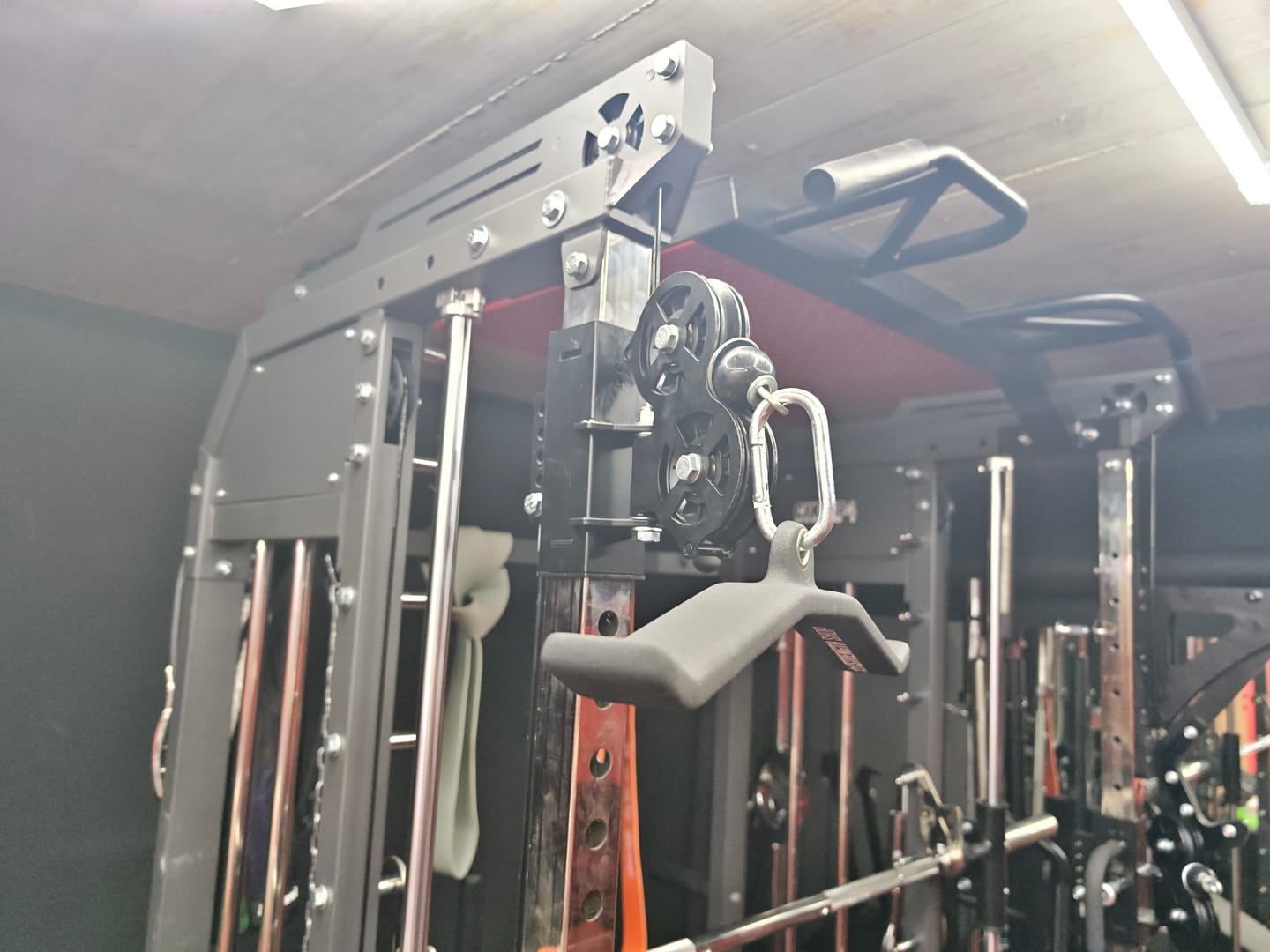 Customer photo review of Triceps Grip / Flat Push Down Bar - Tricepatops
