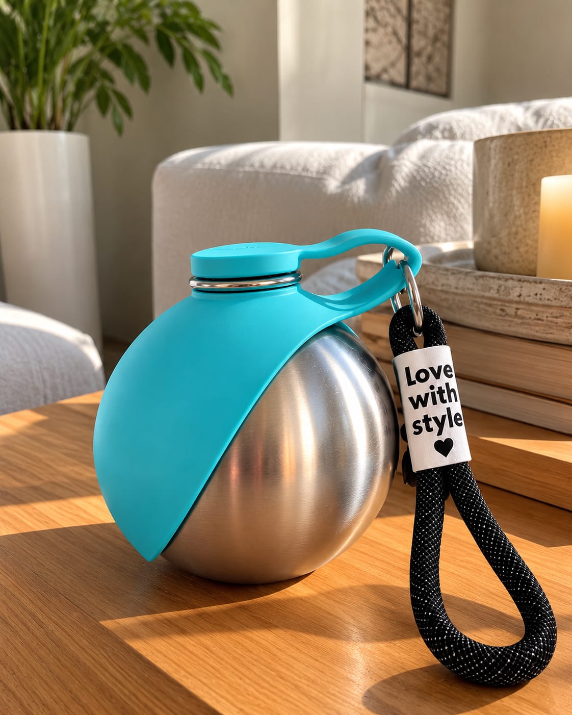 Customer photo review of AquaPup™ Portable Dog Water Bottle